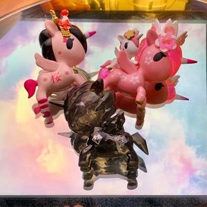 3pc Tokidoki unicorno figurine set!